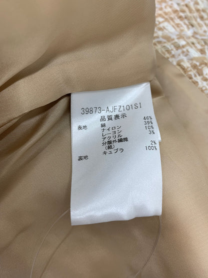 フォクシーブティック Petit Triomphe プチトリオンフ 39873 ジャケット 38 ベージュ ツイード IT9I3Q4GVCQO