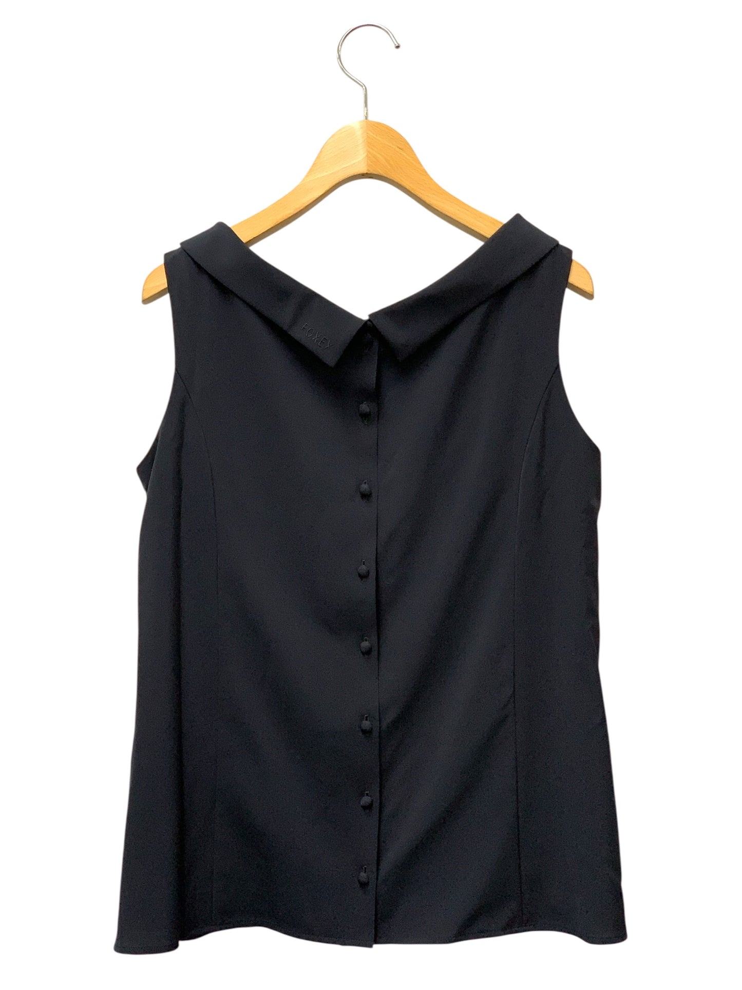 フォクシーニューヨーク Freesia Blouse 42826 ブラウス 40 ネイビー ITRP0O9A22TC