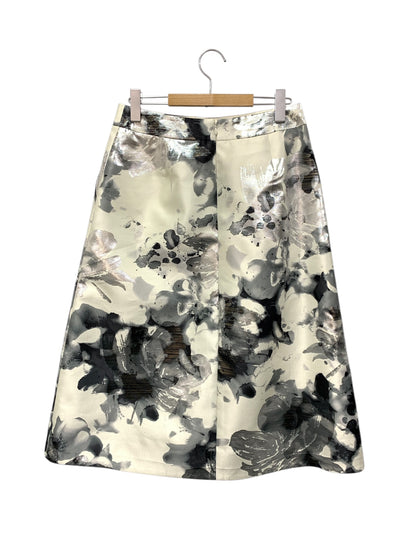ブールジュ KS-0501701 スカート 11 ホワイト レリアンプラスハウス フレア プリント ITLW57FR94HA