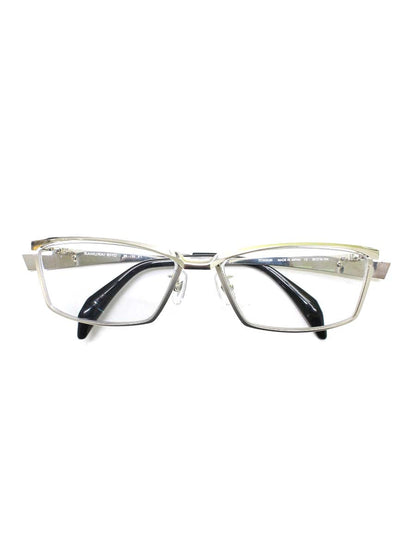 サムライ翔 SS-J33 メガネ シルバー/ブラック メタルフレーム スクエア IT1CKO1XAQ44