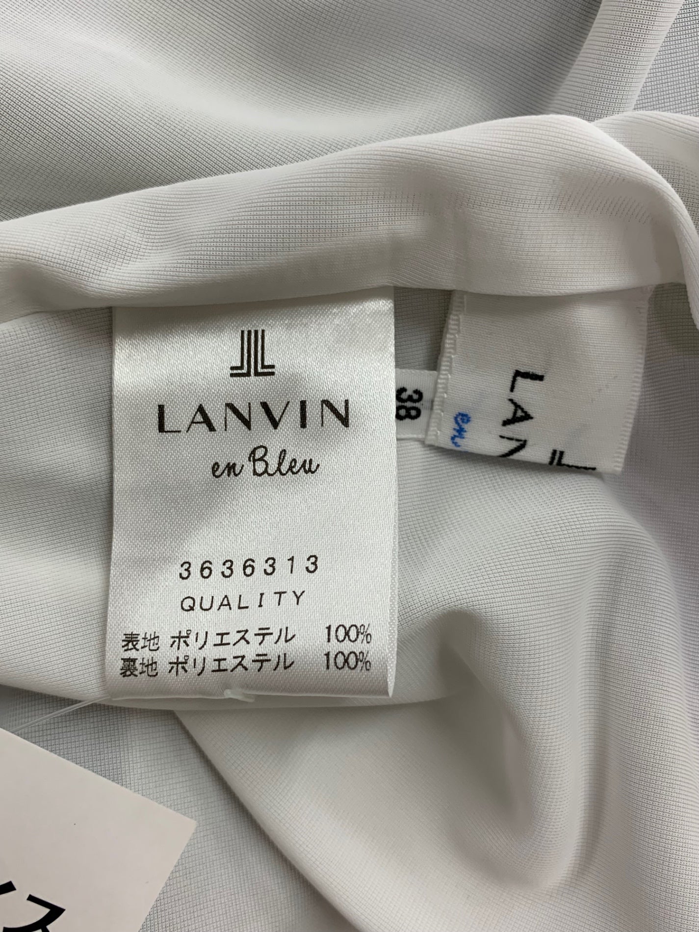 ランバンオンブルー Summer Paradise 3636313 ワンピース 38 パープル フラワープリント プリーツ ITWI1VK0456O