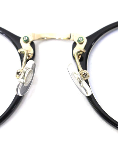 オーマイグラス東京 omg-025 眼鏡 ブラック ゴールド メガネ Luke C-1-14 ITQQO8C0QZB0 【SALE】