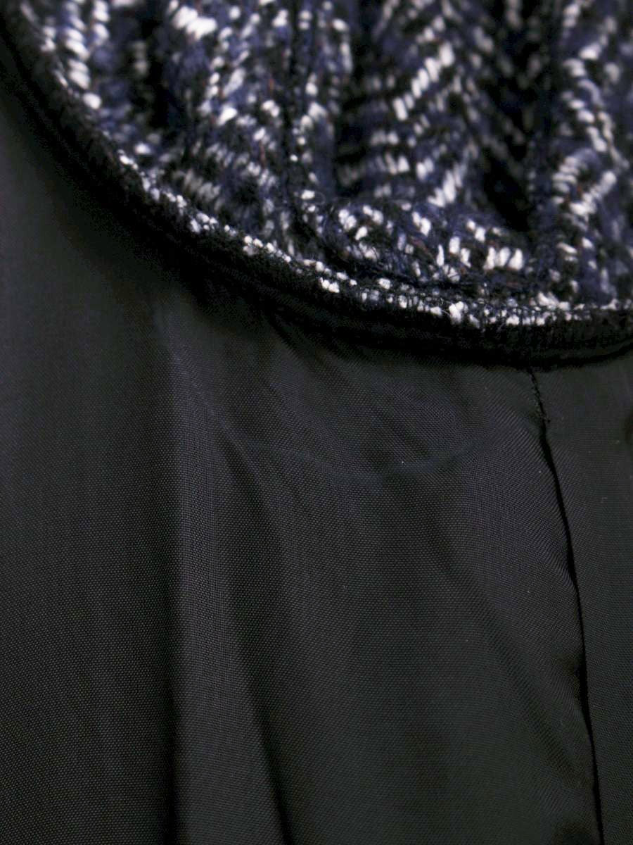 アナイ 14326-24-95-360 ワンピース 36 ネイビー/ブラック ツイード ITF31PTU48PW 【SALE】