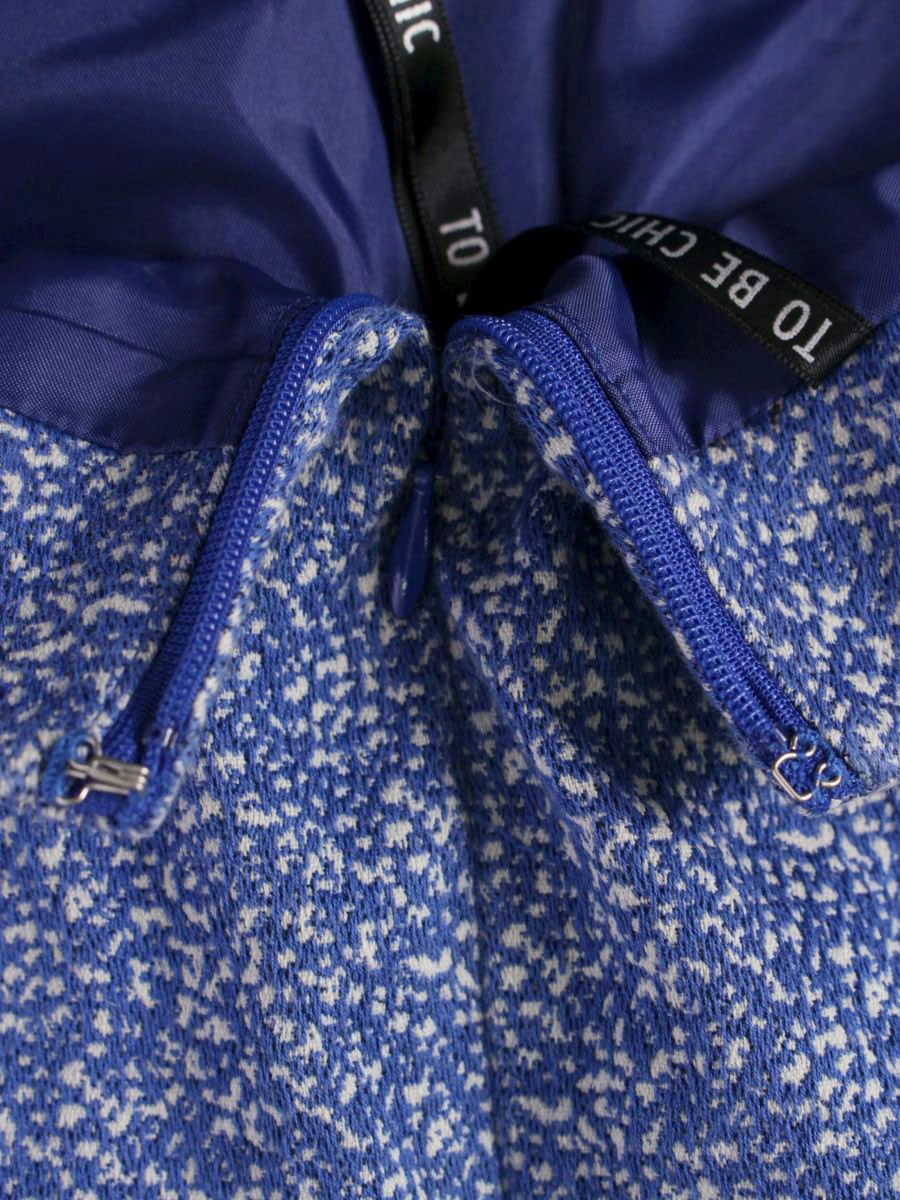 トゥービーシック W5S10-326-24 スカート 38 ブルー タックフレア ITRNALQDATVY