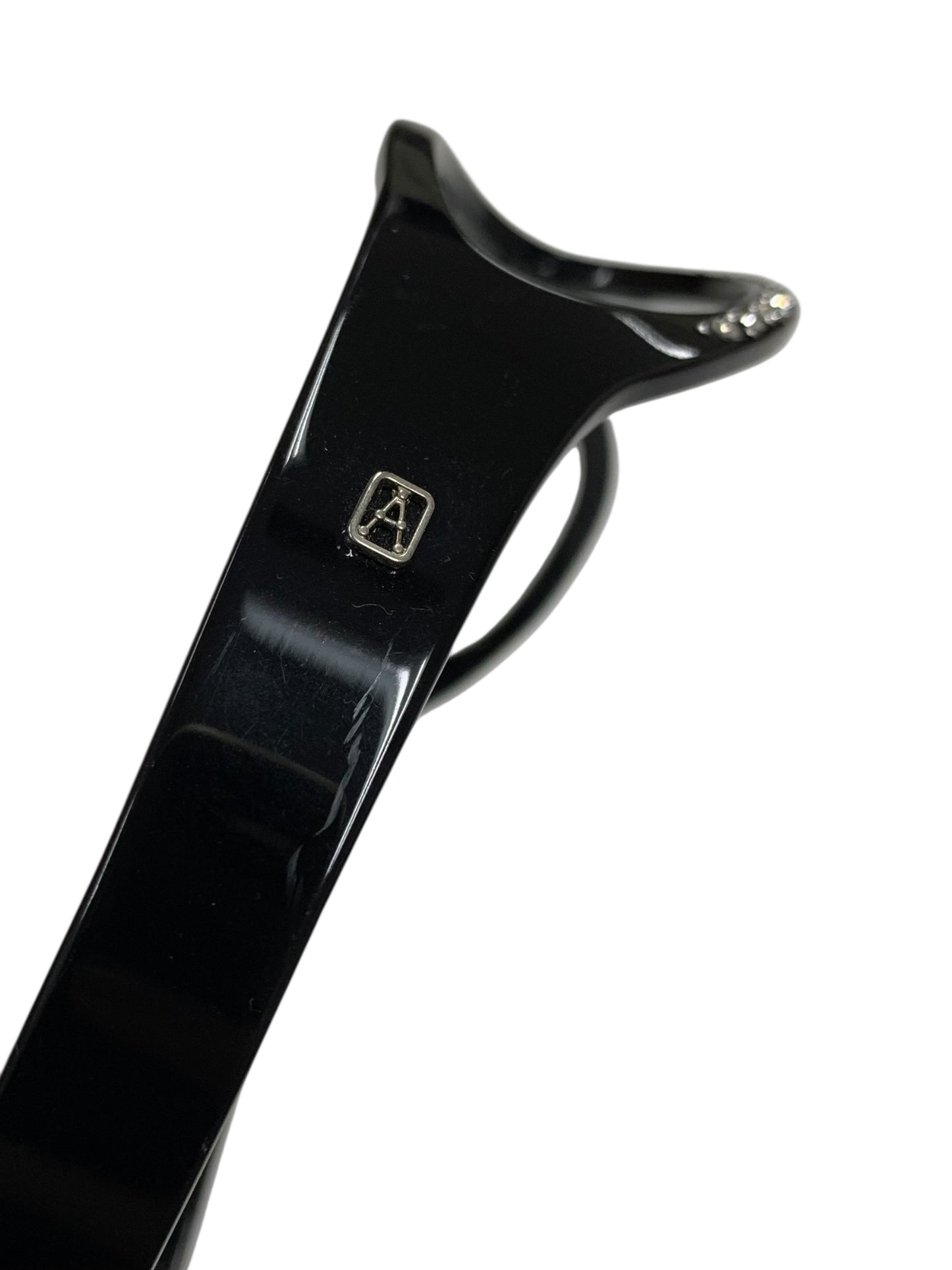 アレクサンドルドゥパリ ヘアアクセサリー ブラック ラインストーン ITWSG4NHQ4YP 【SALE】