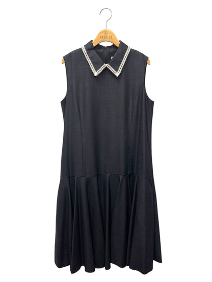 フォクシーニューヨーク Libre Dress 42738 ワンピース 42 ネイビー レース フレア IT5653XYQWQT