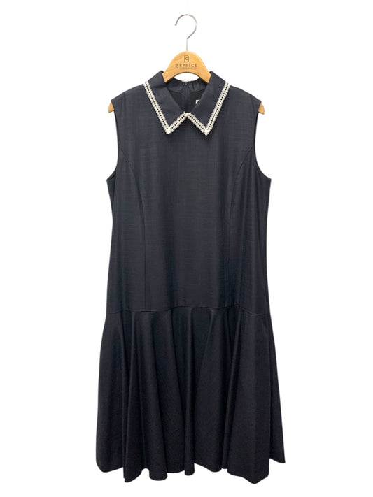 フォクシーニューヨーク Libre Dress 42738 ワンピース 42 ネイビー レース フレア IT5653XYQWQT