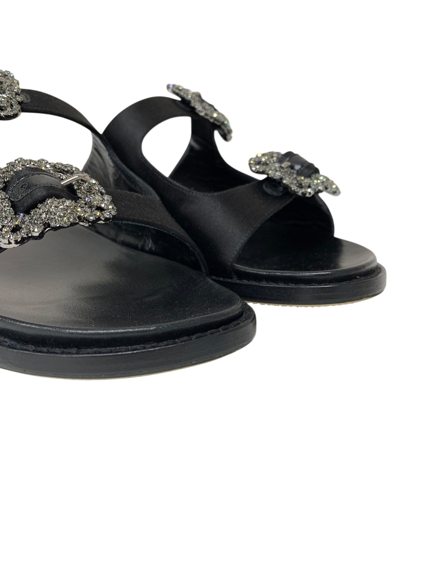 マノロブラニク STURLUSHANGI サンダル 38 ブラック ハンギシ ITMICIOS5RAS