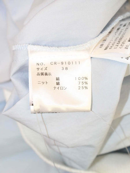 エムズグレイシー Athlesure Blouse 910111 シャツ ブラウス 38 ブルー IT9JE8A4J21C