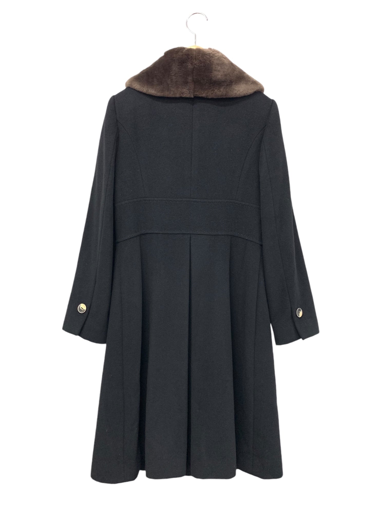 フォクシーブティック Coat Noisette 36160 コート 40 ブラック ヌートリアファー | 中古ブランド品・古着通販ビープライス