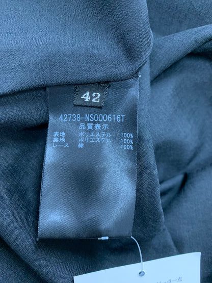 フォクシーニューヨーク Libre Dress 42738 ワンピース 42 ネイビー レース フレア ITJ3UGO962HI