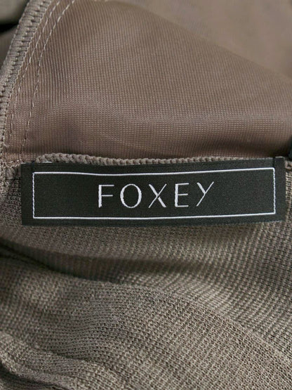 フォクシーブティック ニットドレス 37987 ワンピース 40 ブラウン ITMPJQY8AYVN