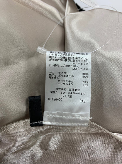 トゥービーシック アイレットレース ティアードスカート W5S02-507-40 40 ブラック 25SS IT9JQADMN87D