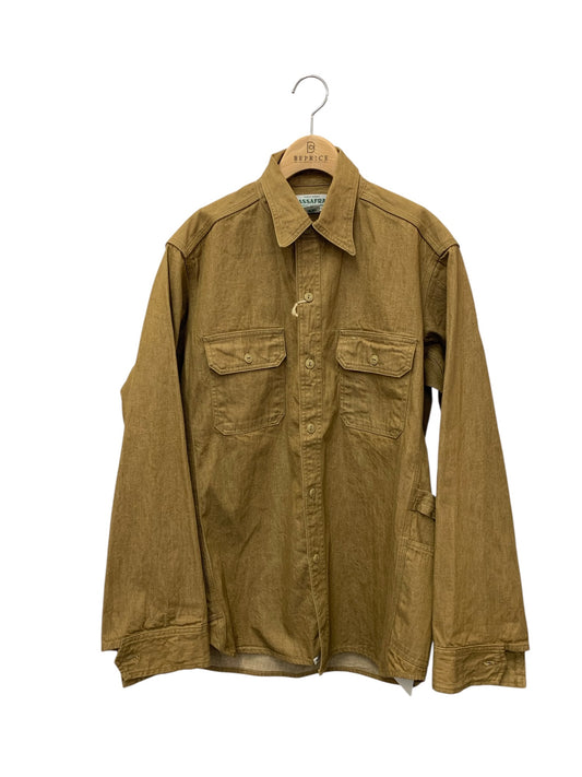 ササフラス GARDENER SHIRT SF-211858 シャツ S ベージュ ITW0SVWYCI1Z