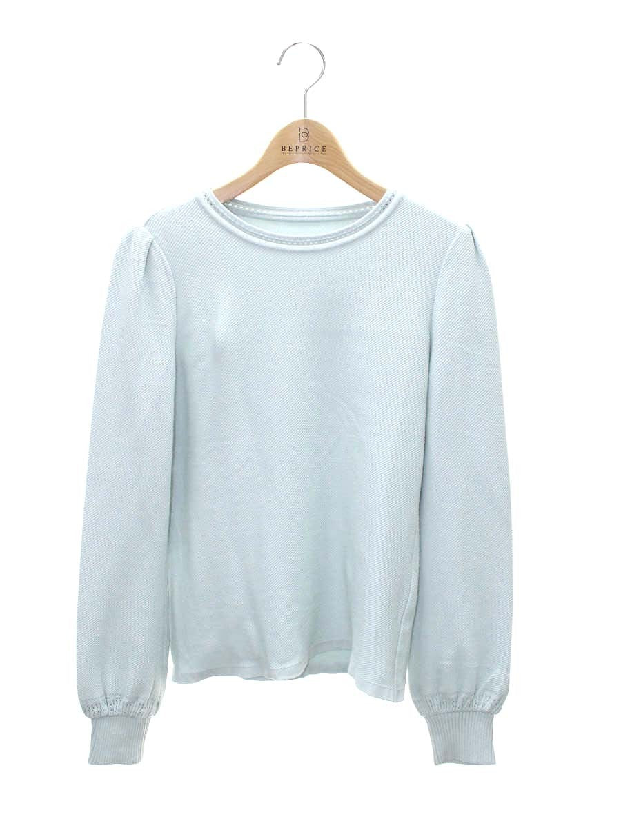 フォクシーブティック Powder Top 39887 ニット セーター 40 ブルー ITIRHPOYJ9X4