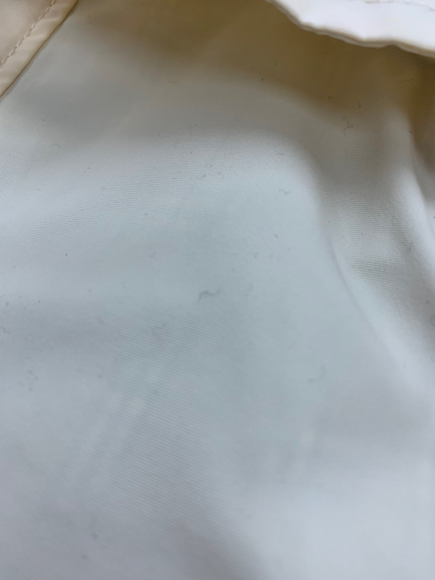 バーバリーブルーレーベル E1A20-536-02 トレンチコート 38 アイボリー フリル ギャザー ITBNM6E95QCK