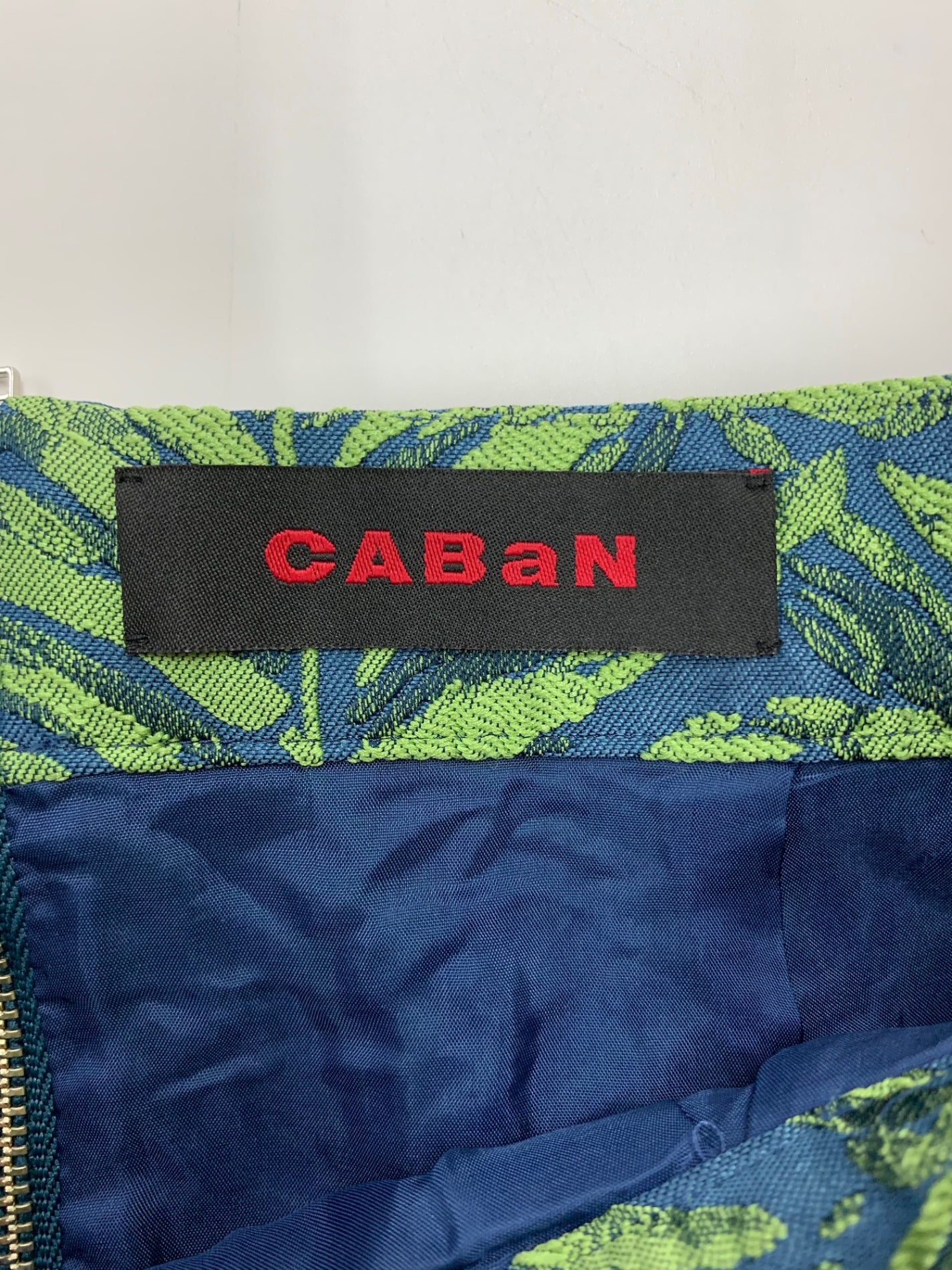 キャバン リーフジャカード ミディスカート 39-05-41-05001 S グリーン 24SS IT6ZPZKF1JOL 【SALE】