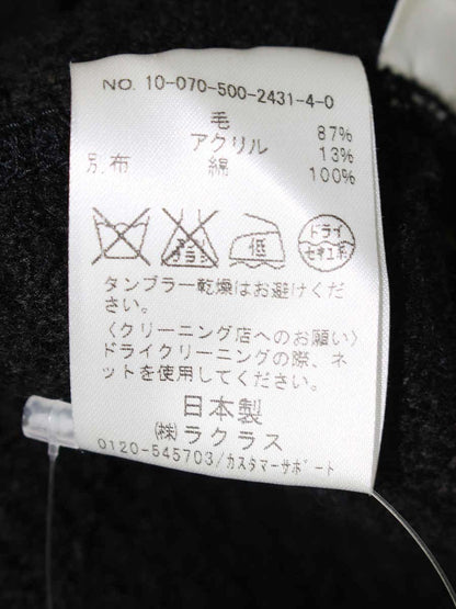 ドゥーズィエムクラス 10-070-500-2431-4-0 ワンピース F ブラック ニット ITSIP7G7IQS2