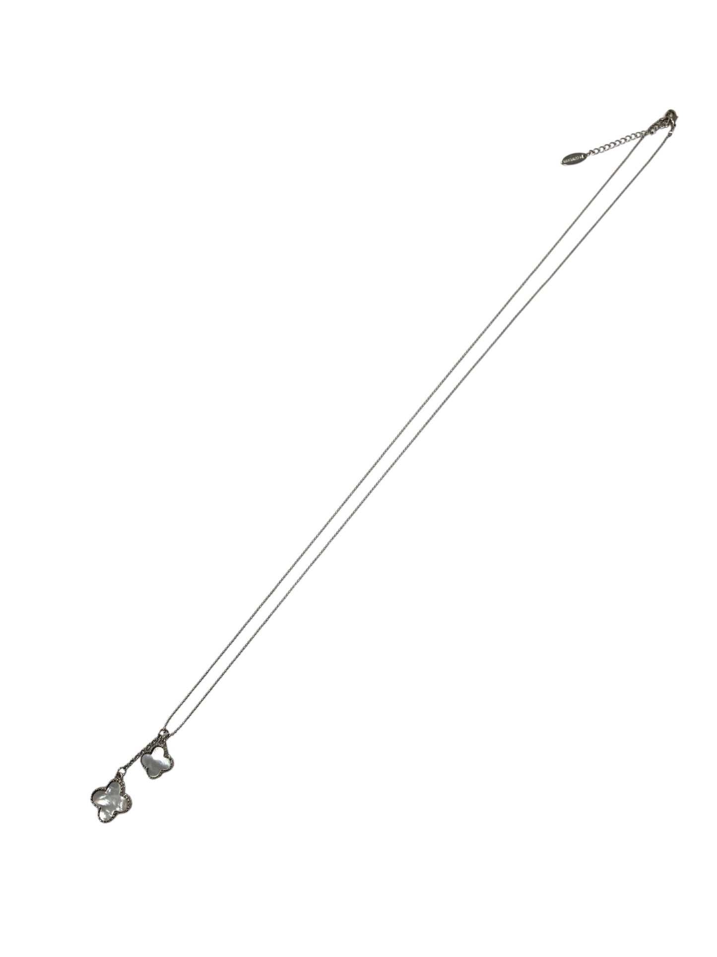 エムズグレイシー ネックレス シルバー クローバー 螺鈿 ITY0FIHCSAA6