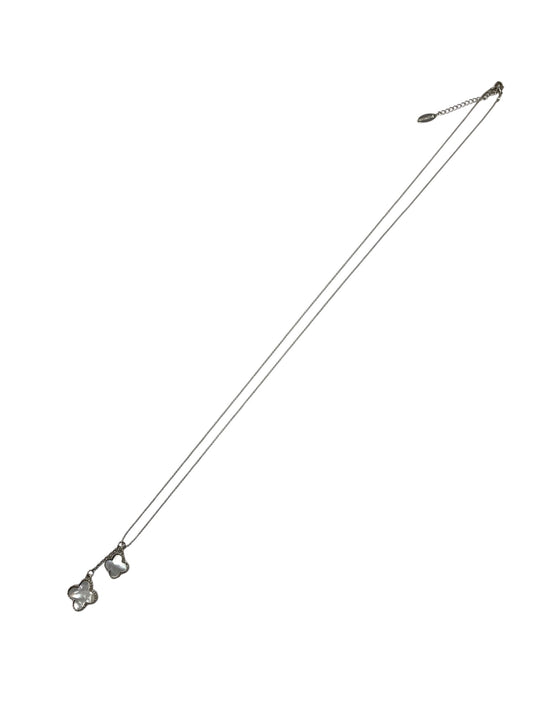 エムズグレイシー ネックレス シルバー クローバー 螺鈿 ITY0FIHCSAA6