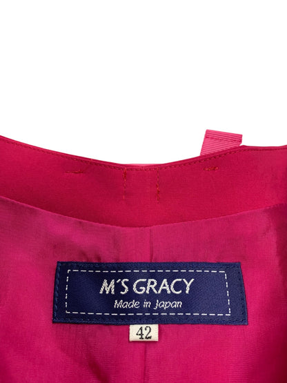 エムズグレイシー アシンメトリーリラックスドレス 111331 ワンピース 42 ピンク ITUYOH8KM6M8