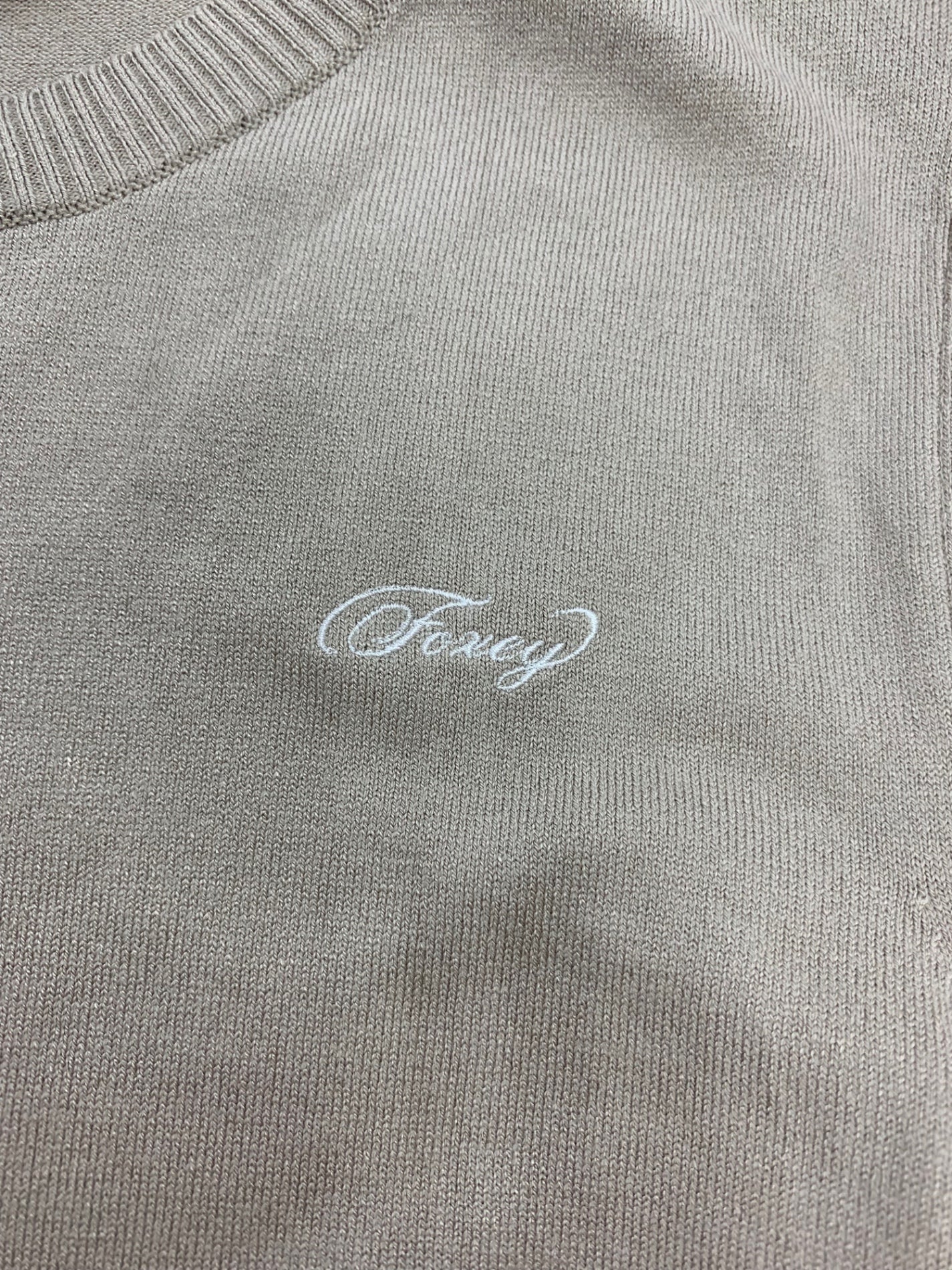 フォクシーニューヨーク Washable Melodié 45325 ニット 38 ベージュ ウォッシャブルメロディー IT4M7E6EV2GS