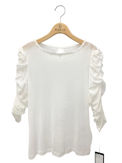 ルネ 6527070 ニット 36 ホワイト パール シャーリング ITYU1Y11QWRK