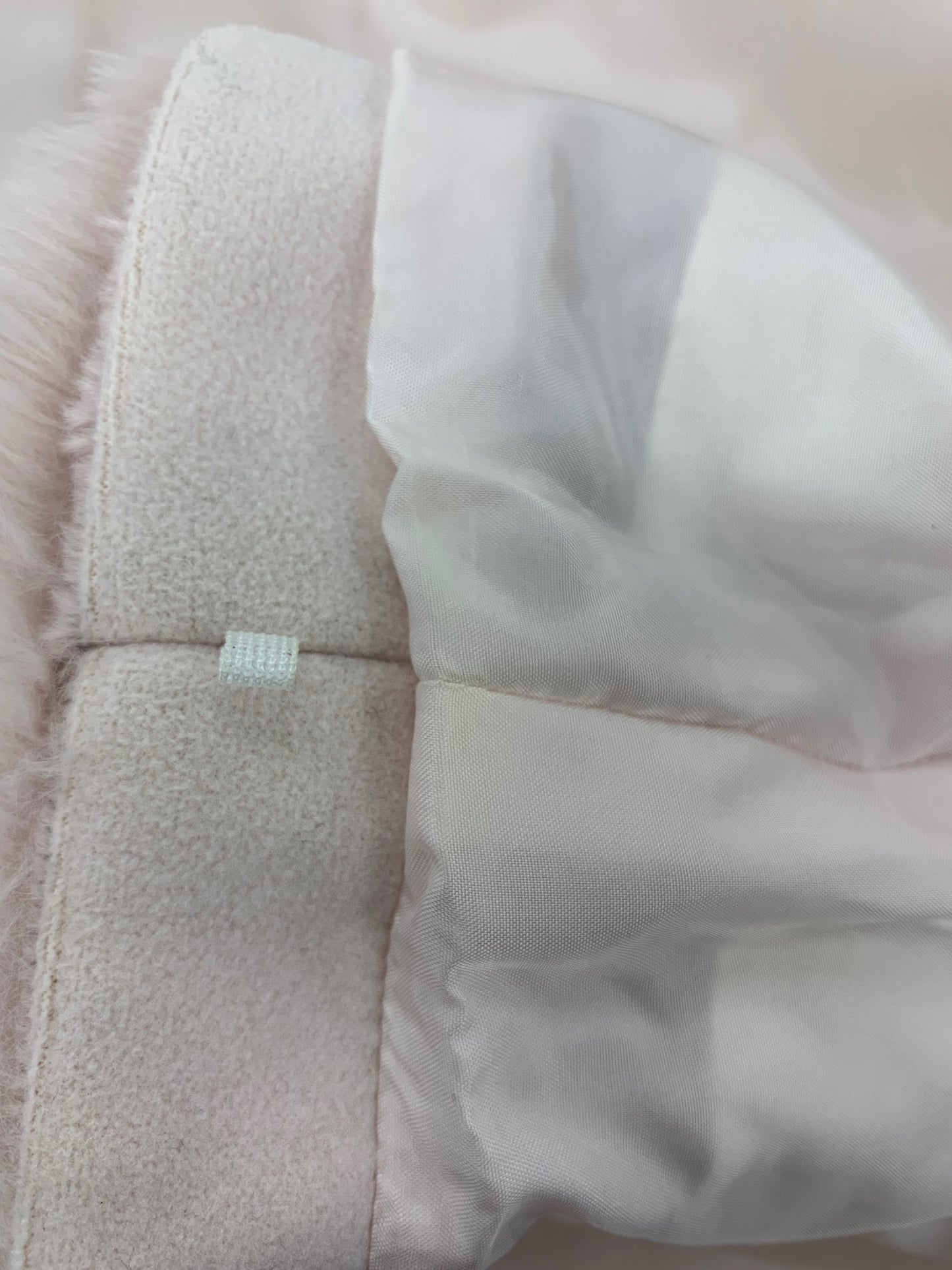 エムズグレイシー 729531 ショートコート 38 ピンク フラワージップ Wジップアップ ファー IT3AZYAH9IKS