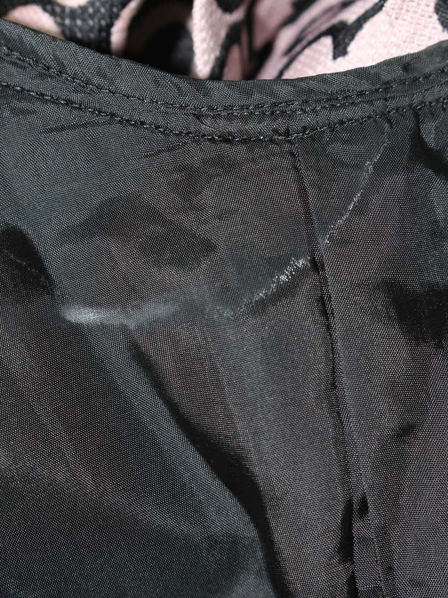 エムズグレイシー 811503 ワンピース 38 ピンク ハートモチーフ リボン タックフレア ITBQK4E54BM1