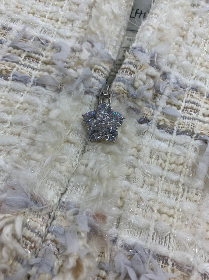 ルネ 6038090 コート 34 アイボリー コペンハーゲンミンクファー ツィード マリアケント ITGAF71302CW