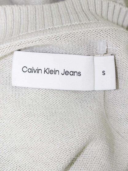 カルバンクラインジーンズ J326453 セーター S ベージュ センターロゴ IT90GSQUNF9W