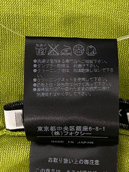 フォクシーニューヨーク コルティ 33180 カーディガン 38 グリーン ITR87ZKX6VQ4
