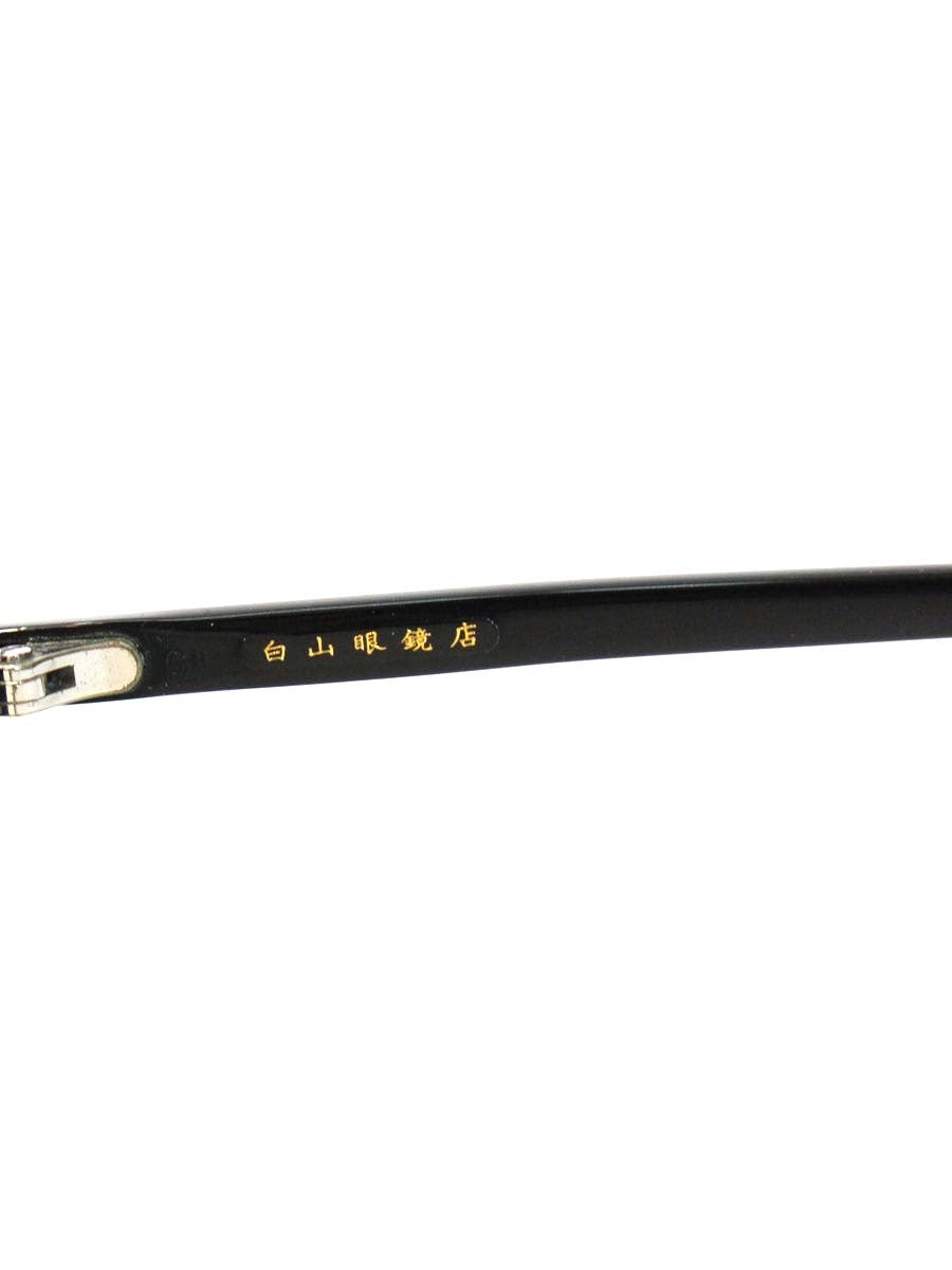 白山眼鏡店 QUADRA メガネ ブラック スクエア アセテート BASIC ITDHO3246BBG