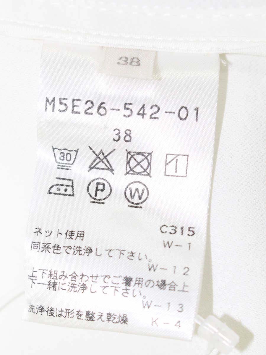 エポカ M5E26-542-01 ノーカラージャケット 38 ホワイト リネン混 IT70L1GSL7R4