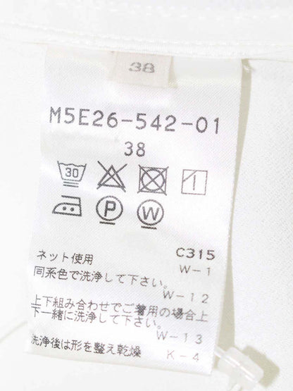 エポカ M5E26-542-01 ノーカラージャケット 38 ホワイト リネン混 IT70L1GSL7R4