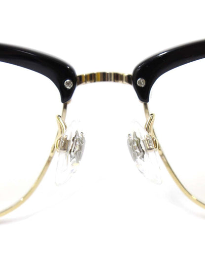 フォーナインズ M-16 メガネ ブラック チタンフレーム フルリム ブロー IT4SX79ISCU8