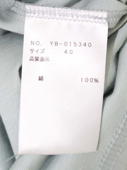 エムズグレイシー 015340 カットソー 40 グリーン ロールカラー ITWH11FFZTJC