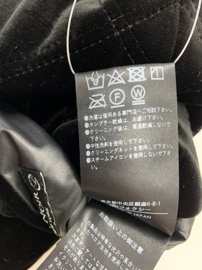 ベロアノワール by フォクシーニューヨーク Aster アスター 43860 ベスト 40 ブラック ベロア キルティング 中綿 リバーシブル IT9E639VKRG8