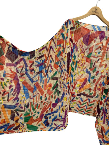 プリーツプリーズイッセイミヤケ マダムT  PP14-AD291 マルチカラー プリーツ IT4QO0P9QNOW 【SALE】