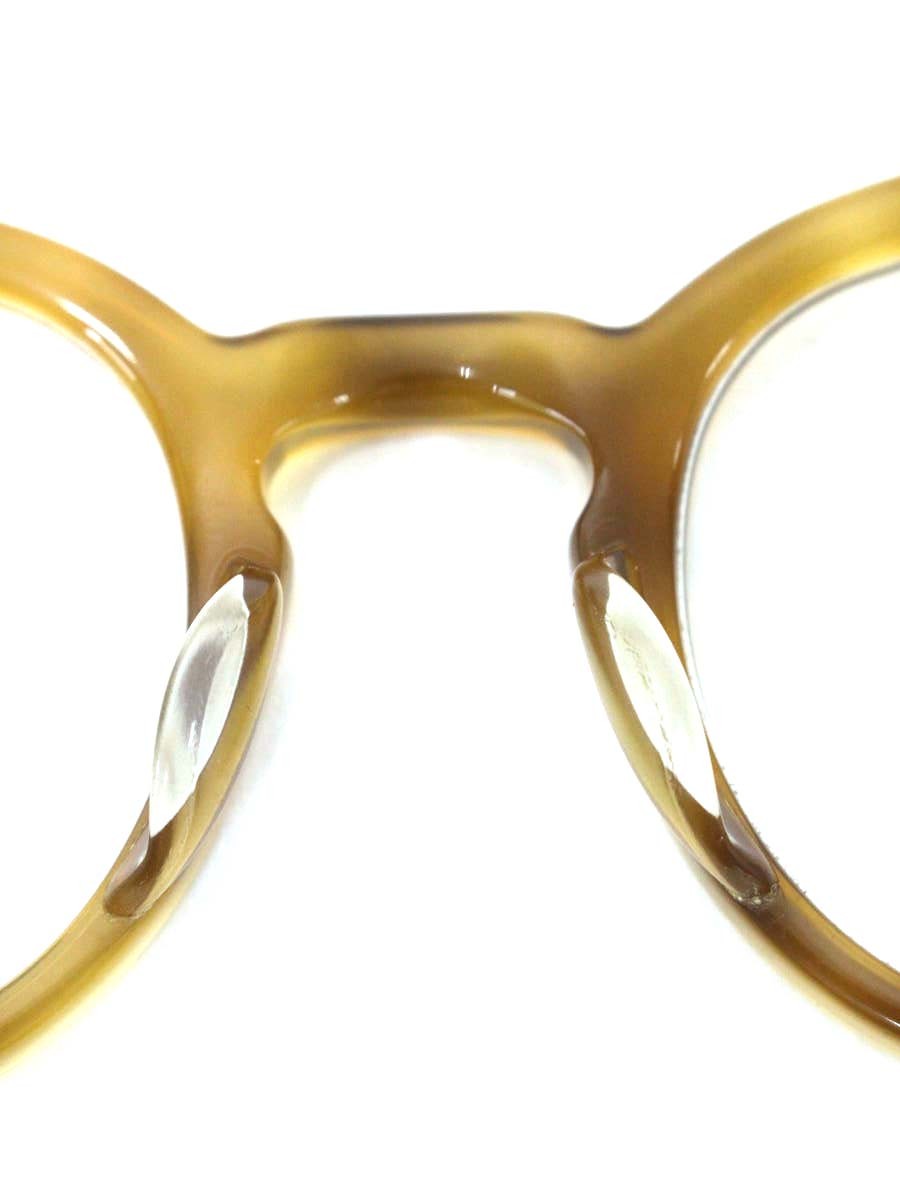 モスコット LEMTOSH メガネ 眼鏡 ブラウン レムトッシュ  セルフレーム フルリム ウェリントン クリア ITXW98XF21MP