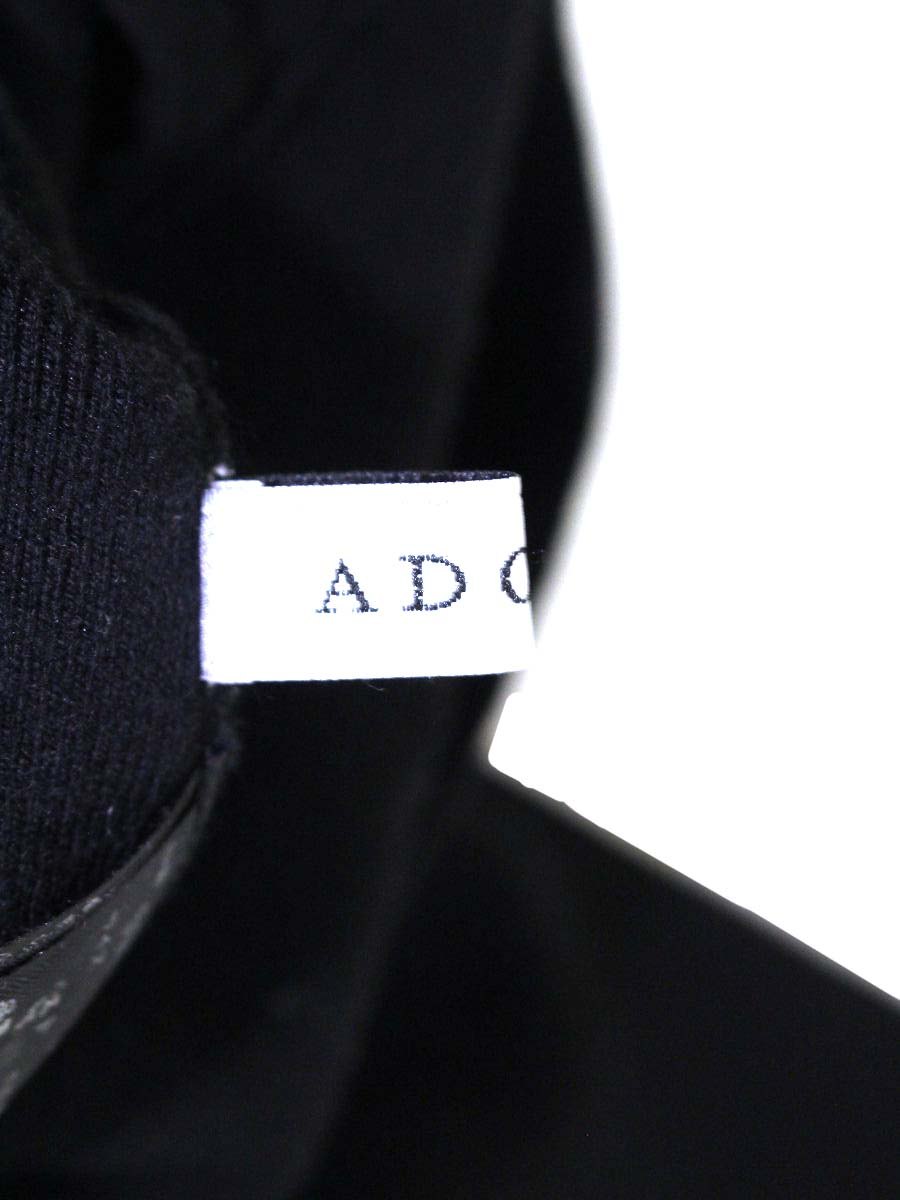 アドーア コットンカシミヤトレーナー 531-1270009 38 ブラック ITRXMOI07SF0