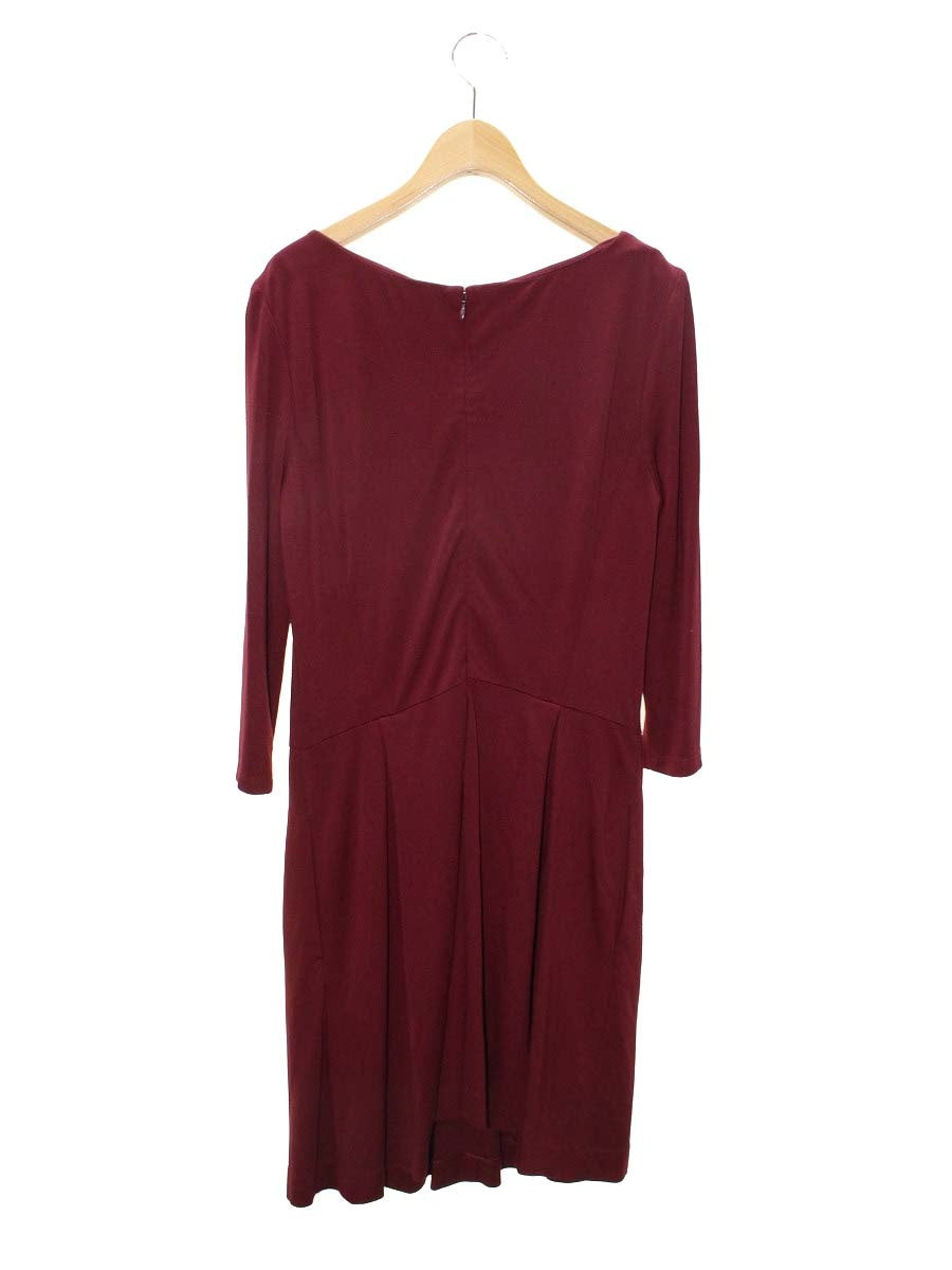 バナナリパブリック S/933562-01 ワンピース 2 ワインレッド IT65V7YKL2PK
