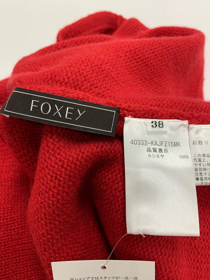 フォクシーブティック Cashmere Cardigan 40332 カーディガン 38 レッド ボレロ IT3CD08QJ1EG