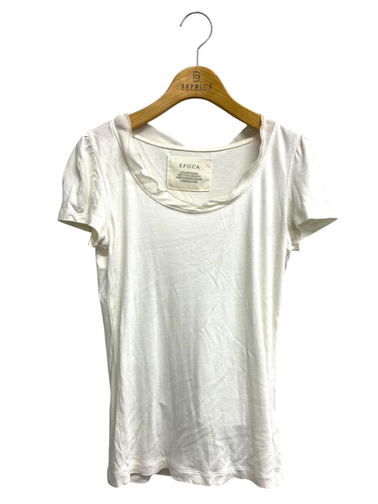 エポカ M5P23-376-01 Tシャツ カットソー 40 ホワイト ITZMOVL87RIO