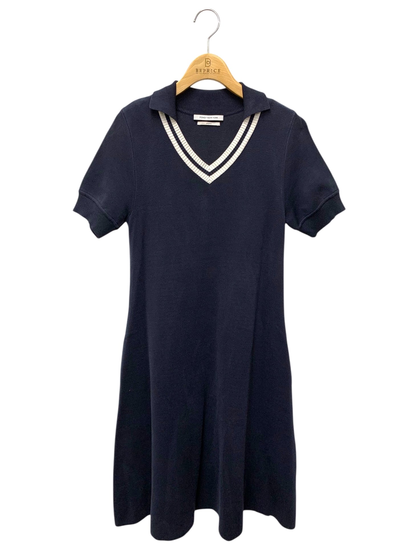 フォクシースポーツ Tennis Sweater Dress 40724 ワンピース 38 ネイビー IT7XO5Q24TKI