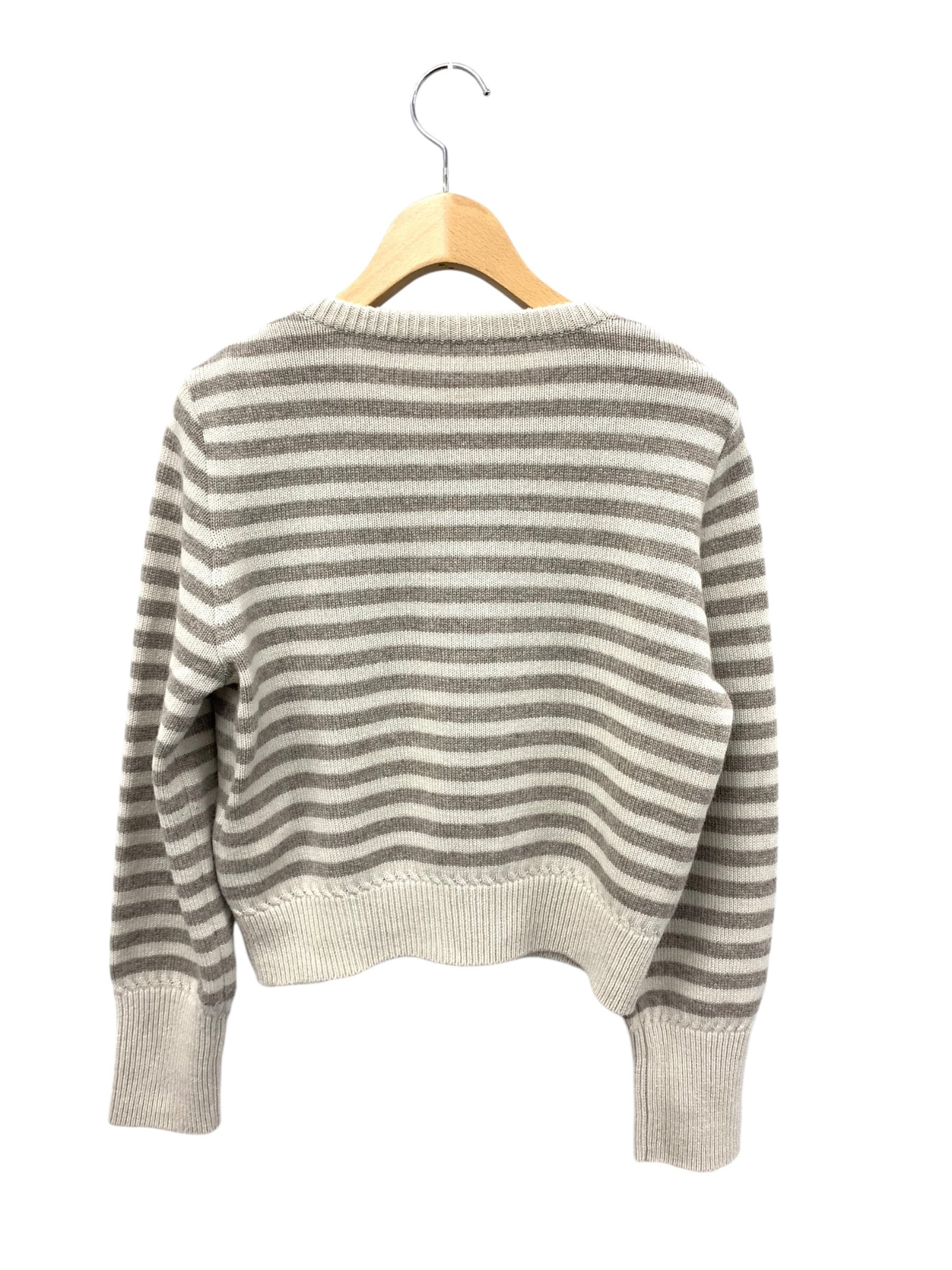 フォクシーブティック Cashmere French Border 43173 カーディガン 38 ベージュ IT2G5A6ULM9K