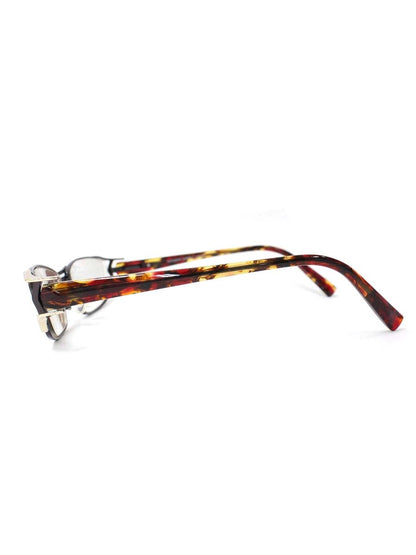 キャサリンハムネット 9094 メガネ ブラウン ゴールド コンビフレーム フルリム スクエア ITSR7UH92XCK