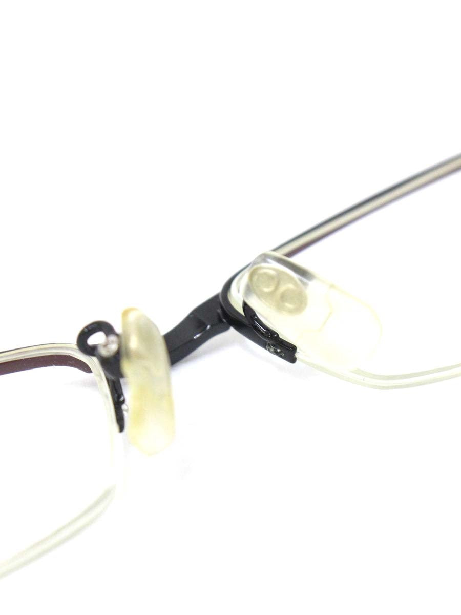 ラインアートシャルマン XM1122 メガネ ブラック メタルフレーム ハーフリム スクエア ITCMDR9FL2CM 【SALE】