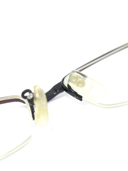 ラインアートシャルマン XM1122 メガネ ブラック メタルフレーム ハーフリム スクエア ITCMDR9FL2CM 【SALE】