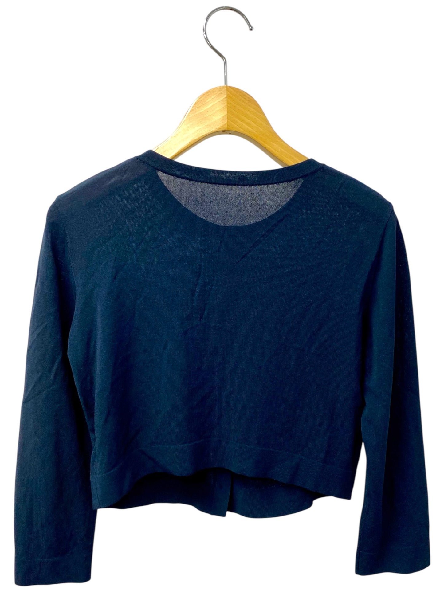 フォクシーニューヨーク アッパースタンダード 32821 カーディガン 38 ネイビー ITWJMKRHZU2O